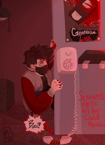 Screams were all he heard